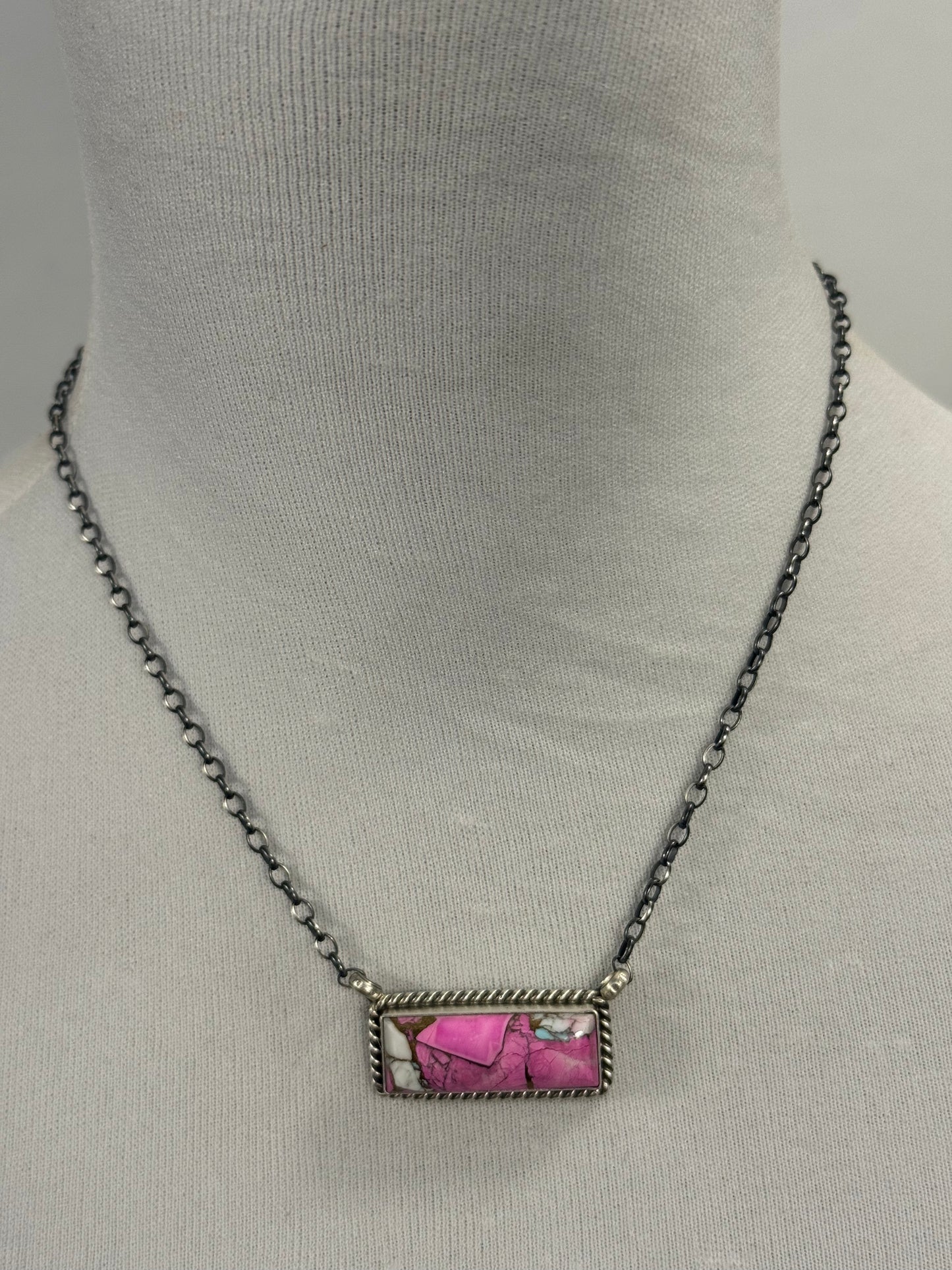 Cotton Candy Bar Necklace