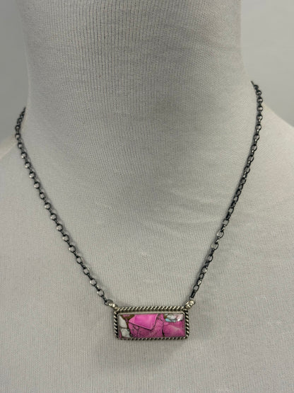 Cotton Candy Bar Necklace