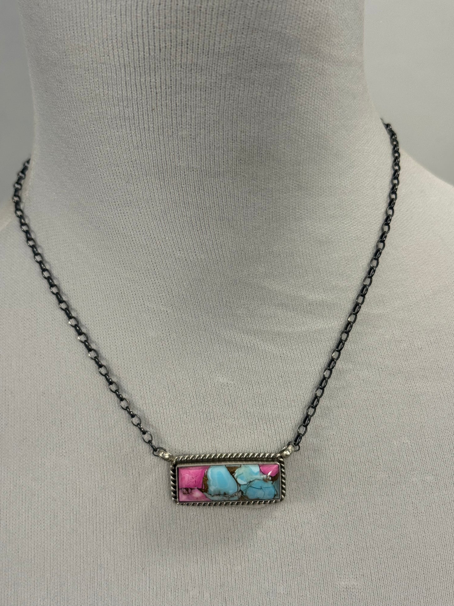 Cotton Candy Bar Necklace
