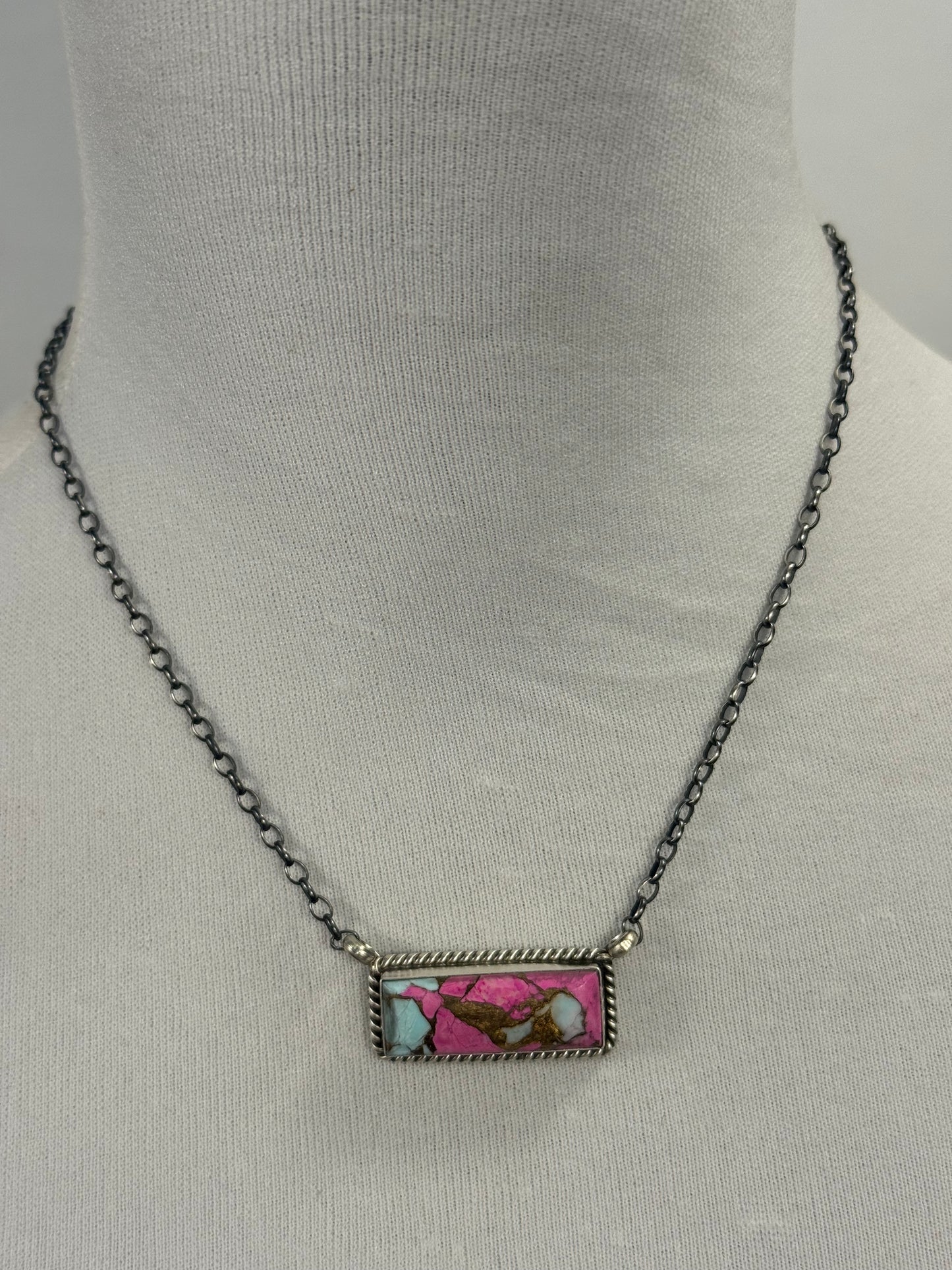 Cotton Candy Bar Necklace