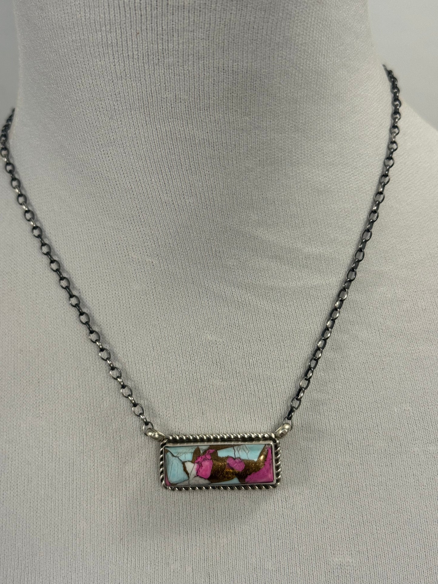 Cotton Candy Bar Necklace