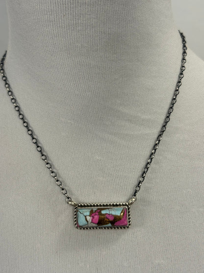 Cotton Candy Bar Necklace