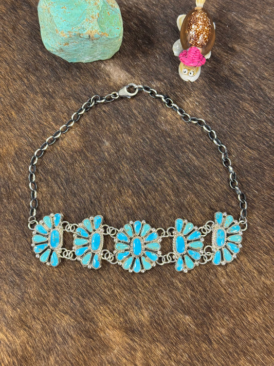 Kingman Cluster Choker Necklace