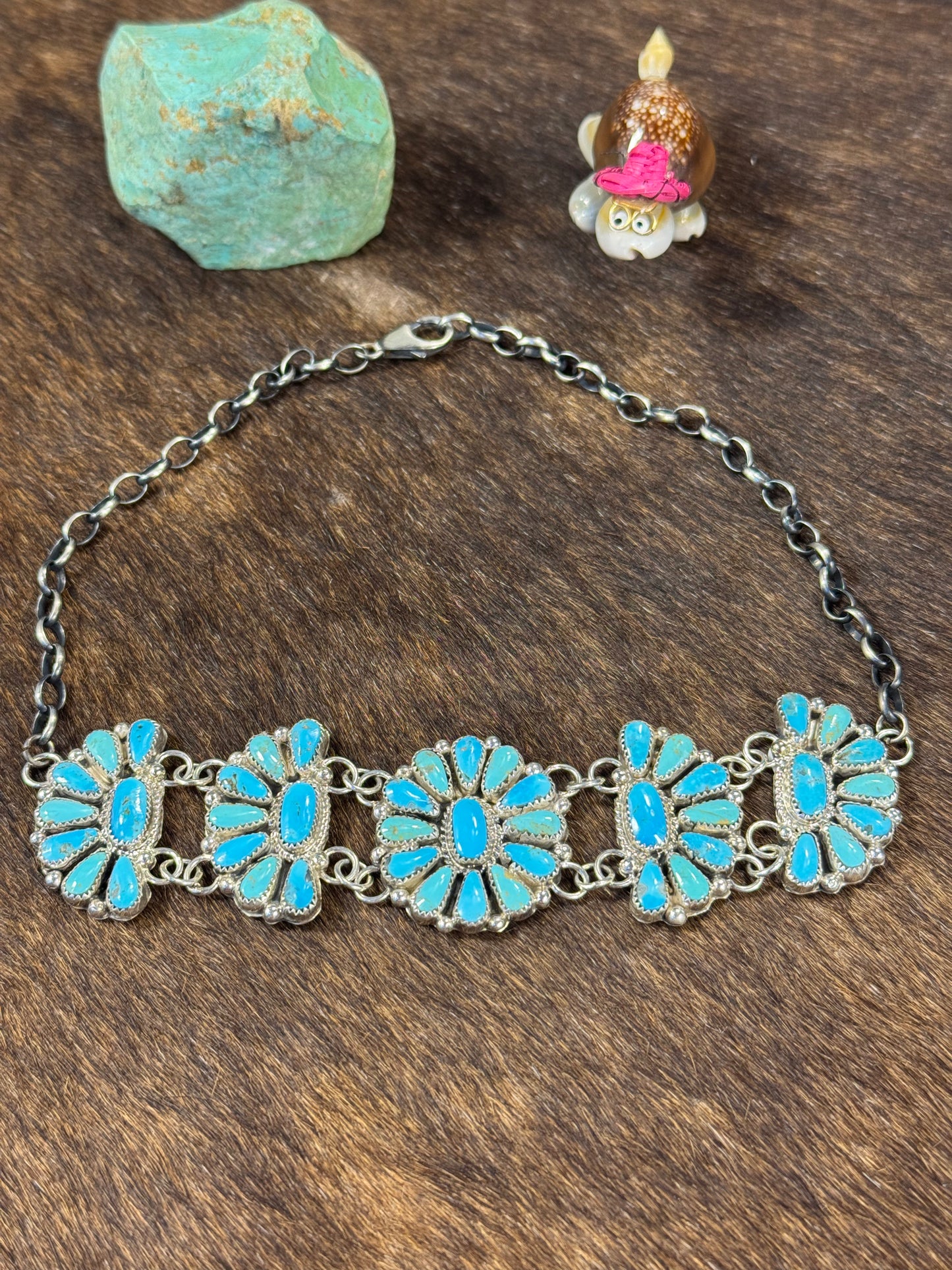 Kingman Cluster Choker Necklace