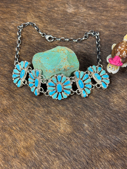 Kingman Cluster Choker Necklace