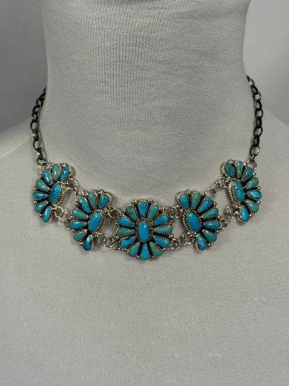 Kingman Cluster Choker Necklace