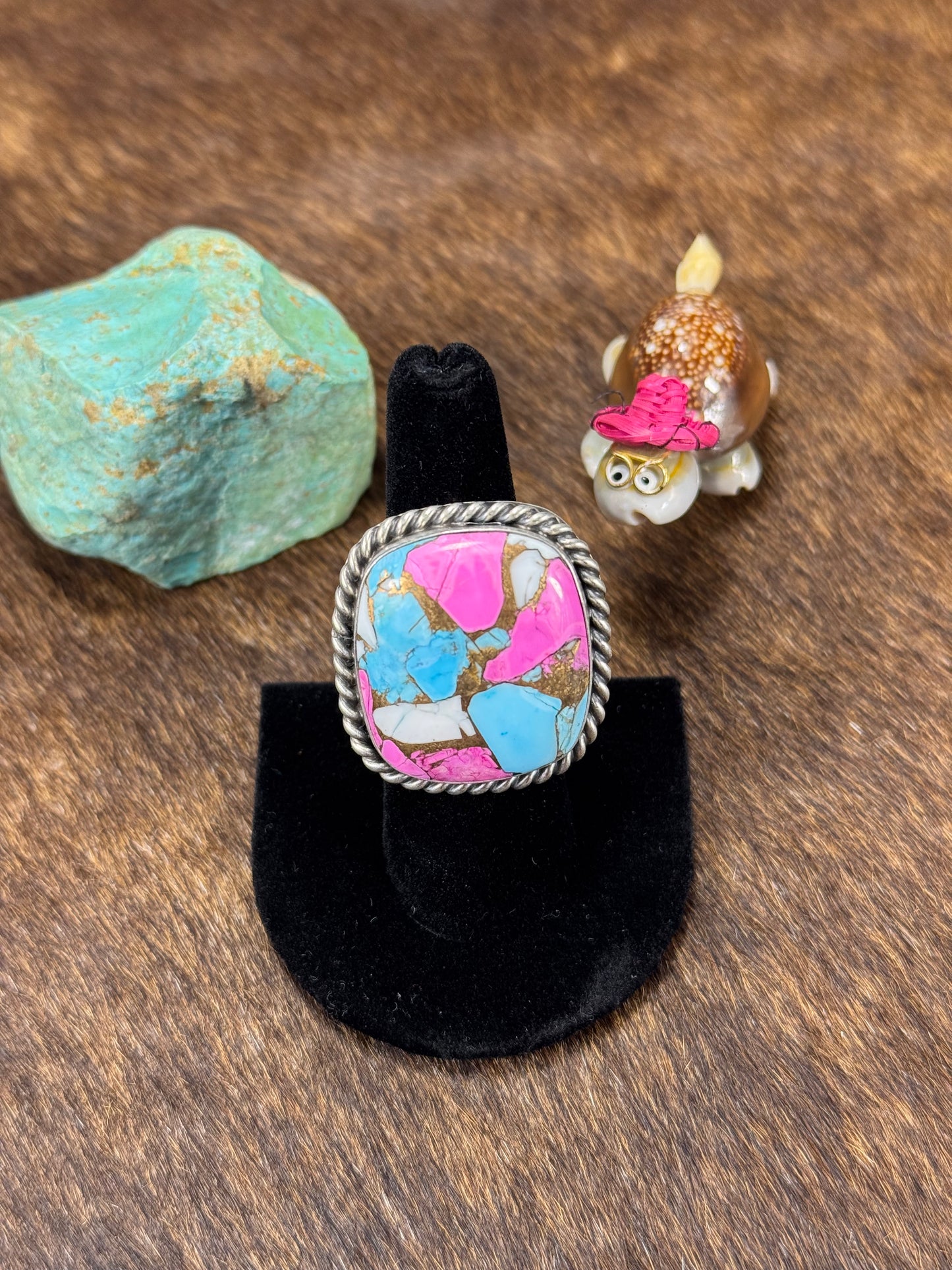 Cotton Candy Square Ring