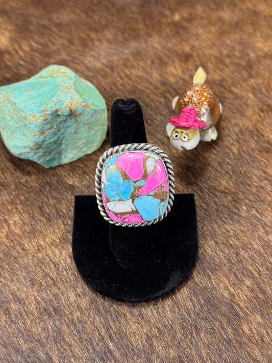 Cotton Candy Square Ring