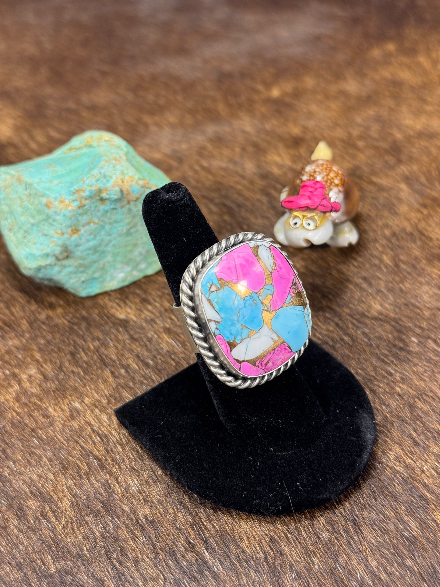 Cotton Candy Square Ring