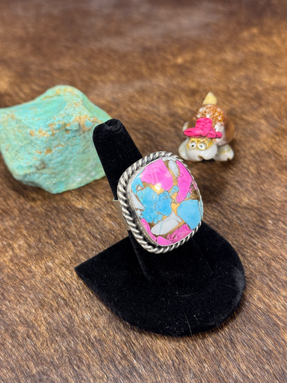 Cotton Candy Square Ring