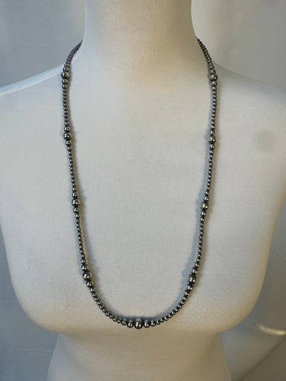 4-8MM Varied Navajo Style Pearl Necklace