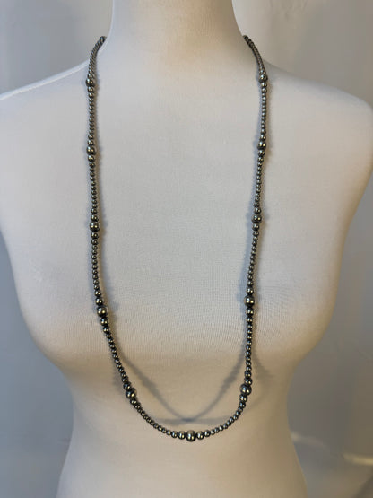 4-8MM Varied Navajo Style Pearl Necklace