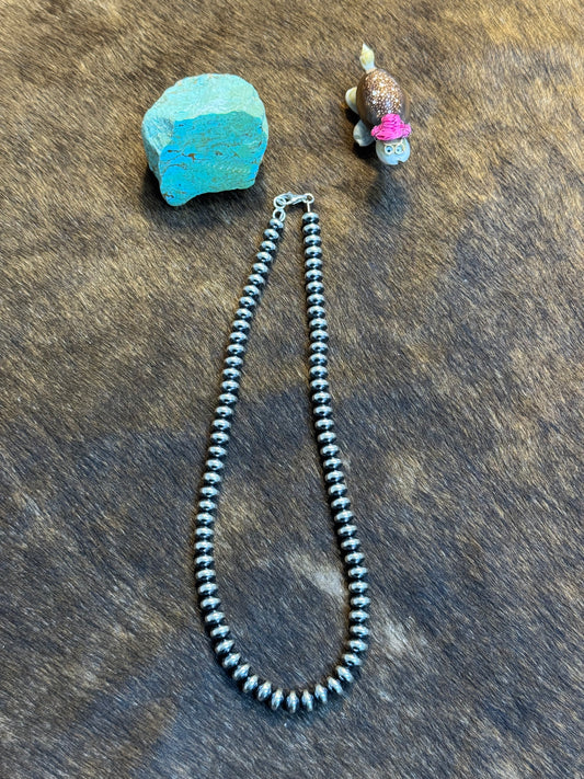 8MM Rondelle Sterling Pearls