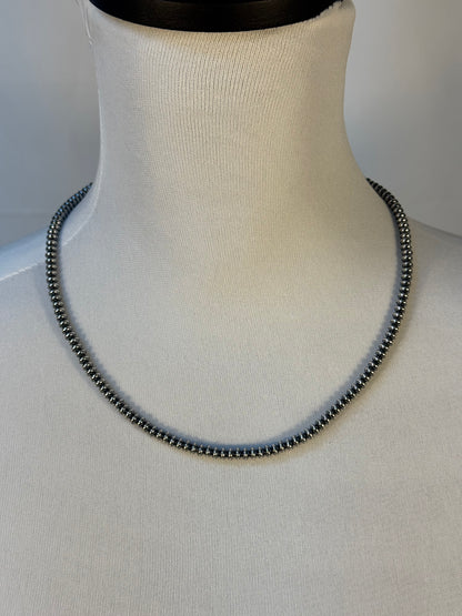 4MM Rondelle Sterling Pearls