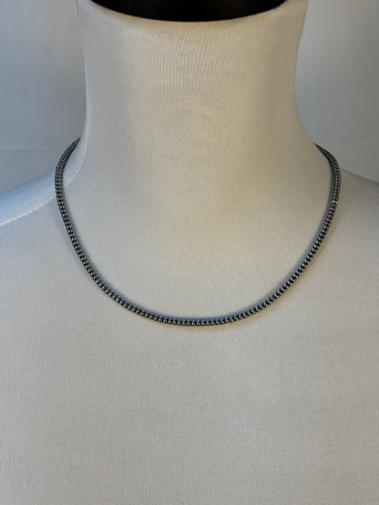 3MM Rondelle Sterling Pearls