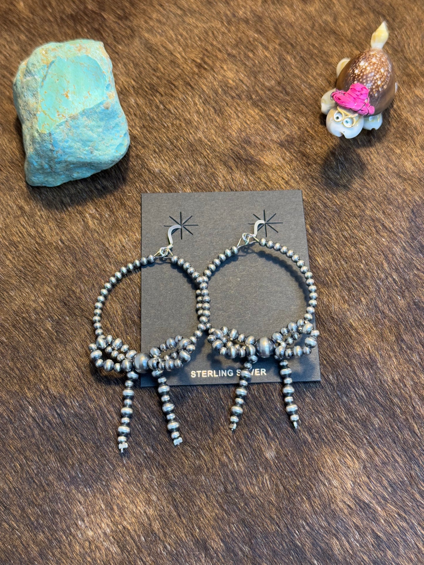 Bow Hoop Dangle Earring