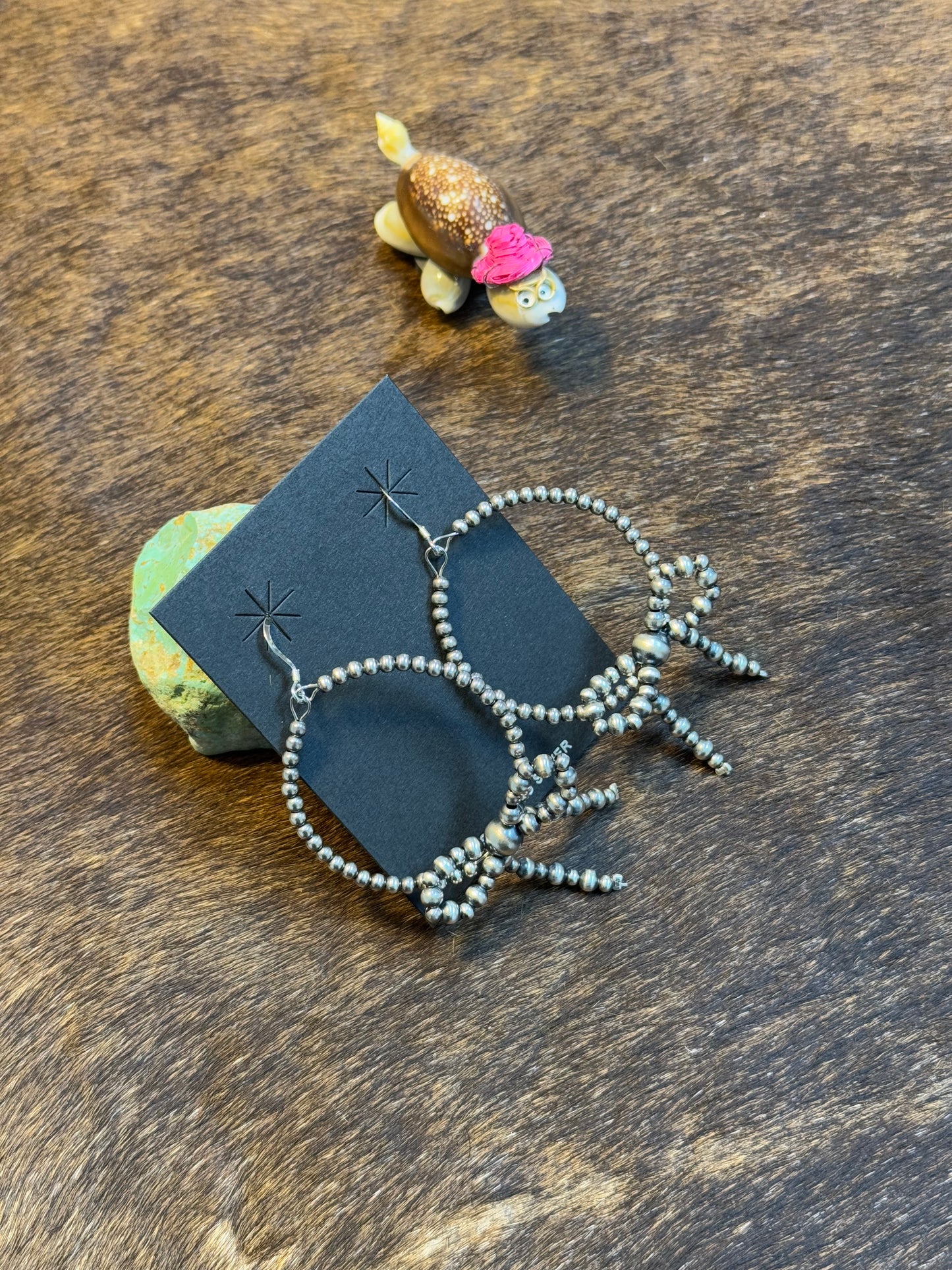 Bow Hoop Dangle Earring