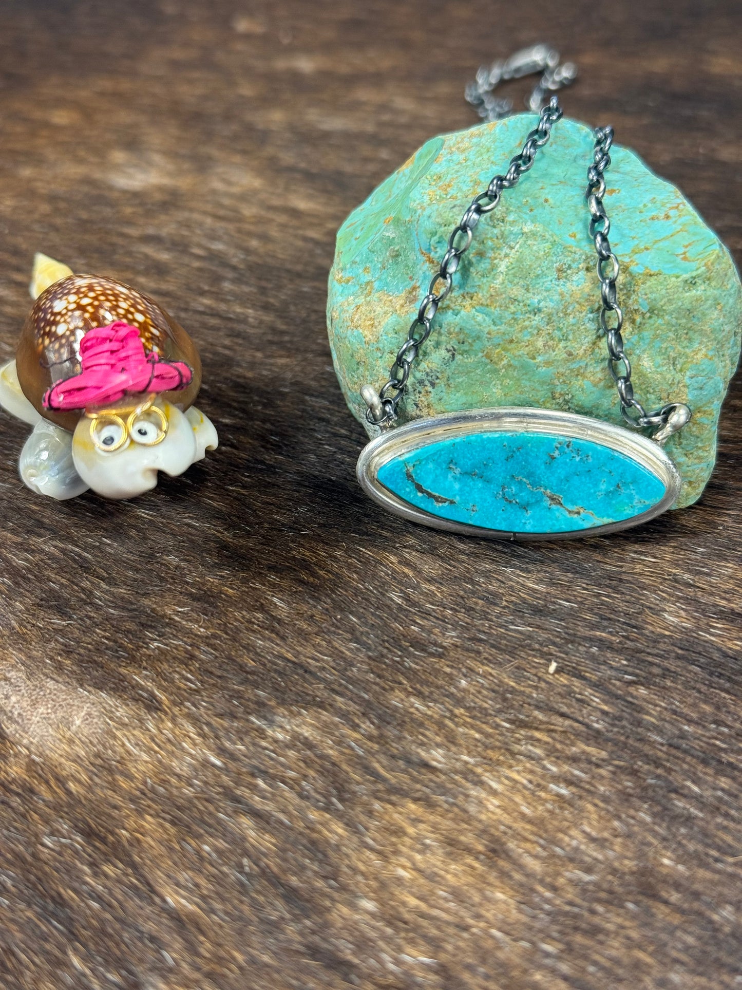 Kingman Turquoise Surfboard Necklaces