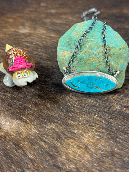 Kingman Turquoise Surfboard Necklaces