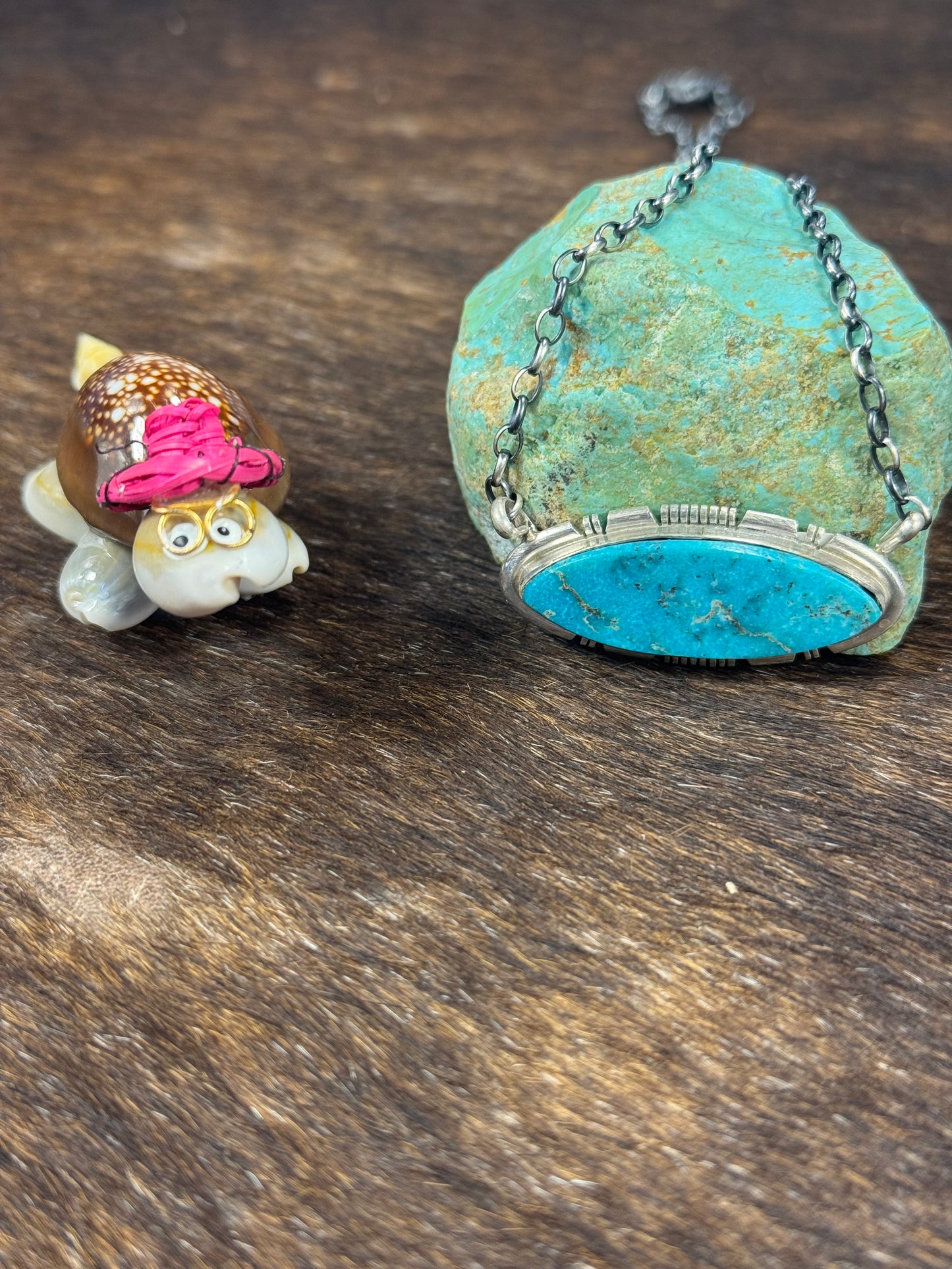 Kingman Turquoise Surfboard Necklaces