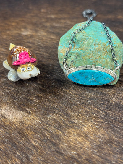 Kingman Turquoise Surfboard Necklaces