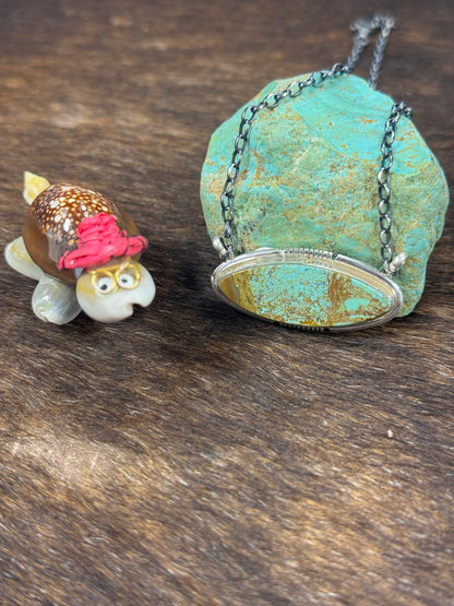 Kingman Turquoise Surfboard Necklaces
