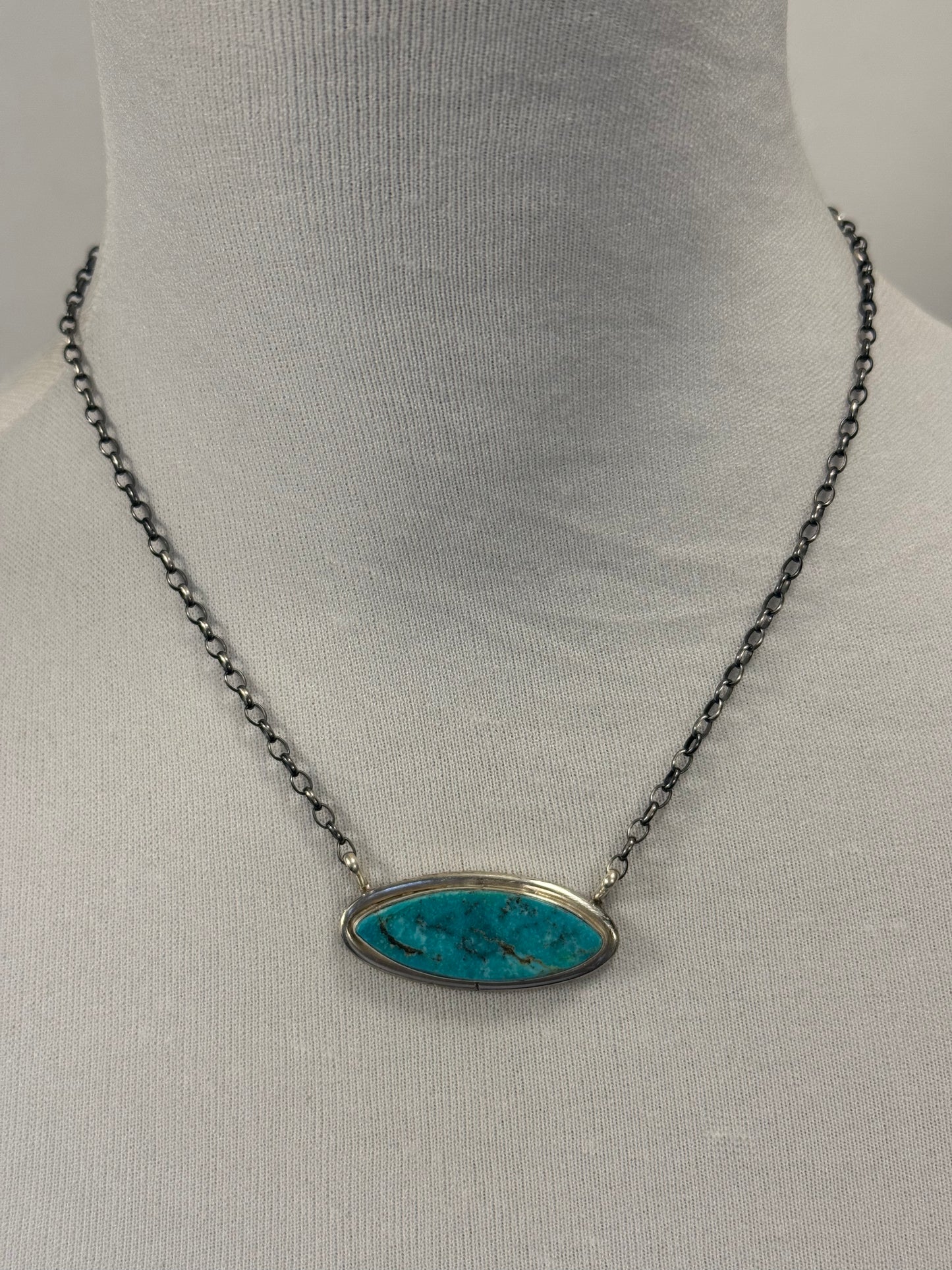 Kingman Turquoise Surfboard Necklaces