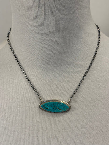 Kingman Turquoise Surfboard Necklaces