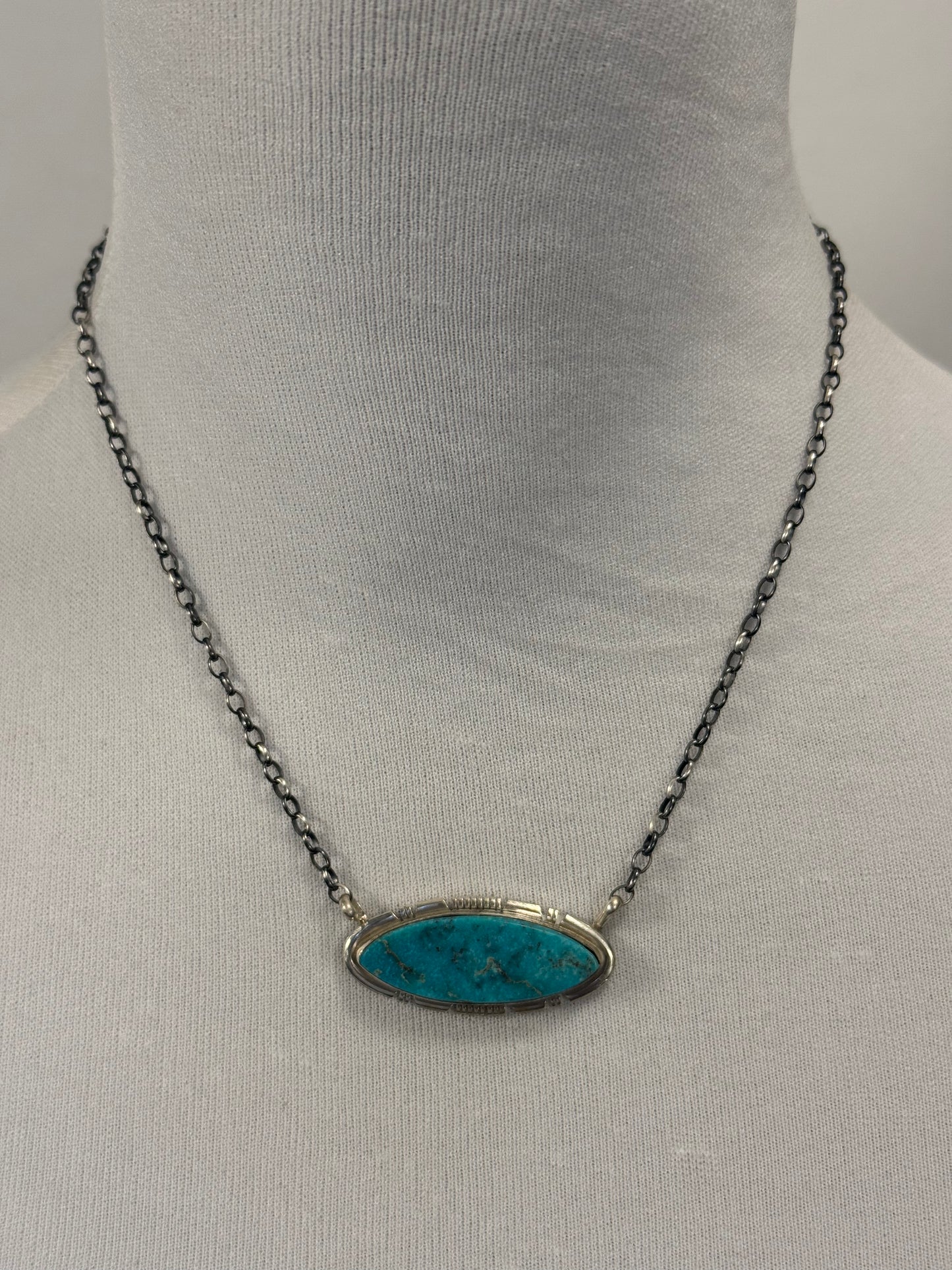 Kingman Turquoise Surfboard Necklaces