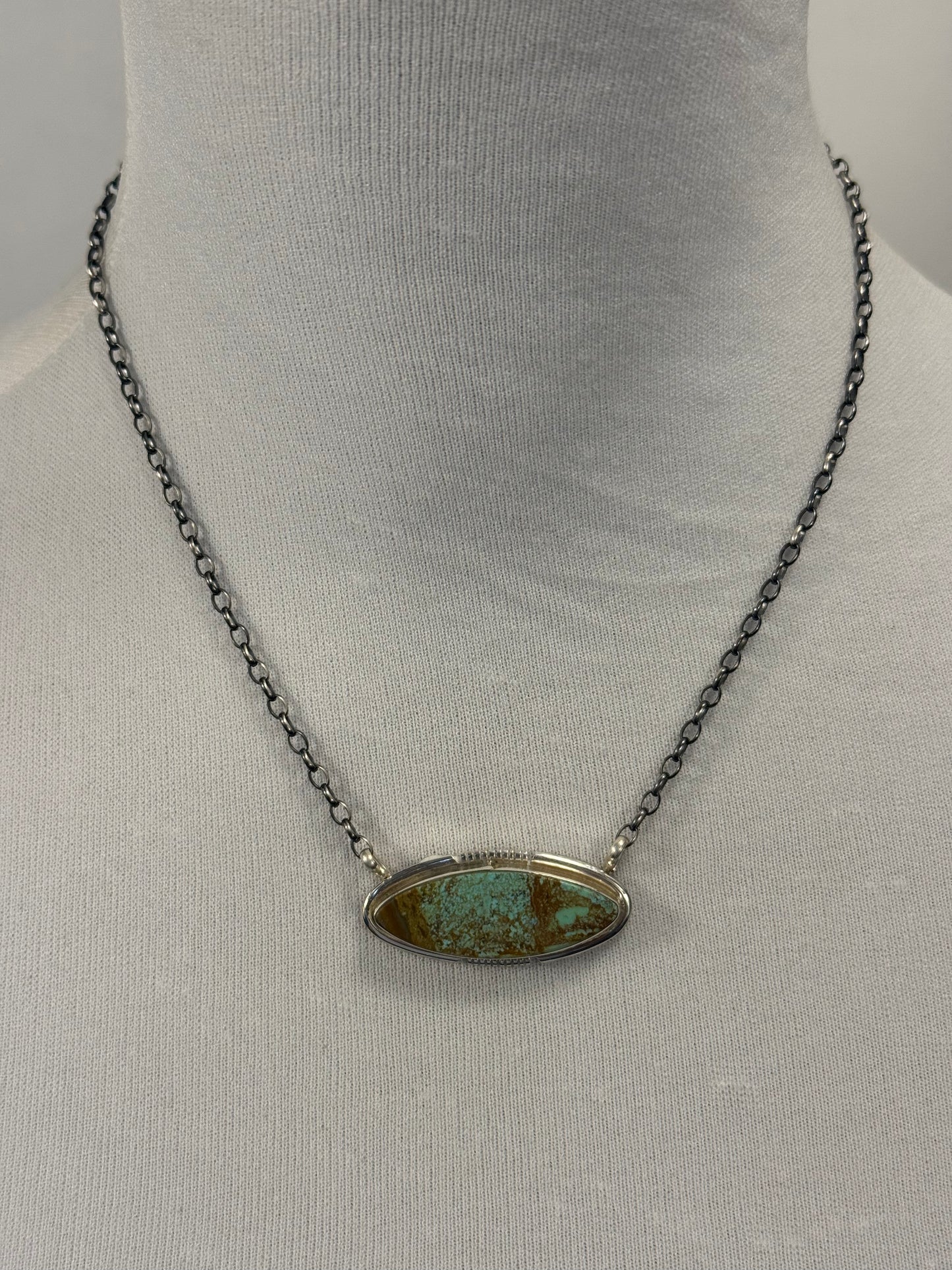 Kingman Turquoise Surfboard Necklaces