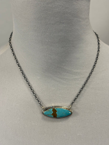 Kingman Turquoise Surfboard Necklaces