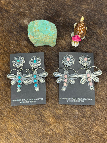 Sterling Silver Butterfly Earring