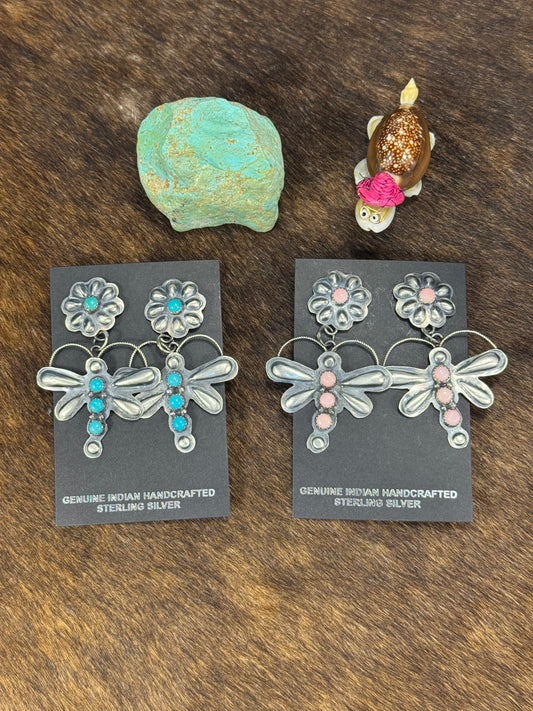Sterling Silver Butterfly Earring