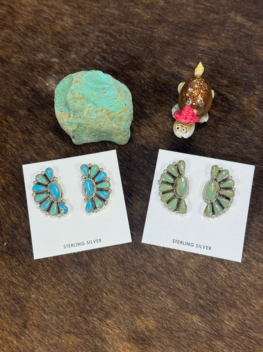 Kingman Half Cluster Earring