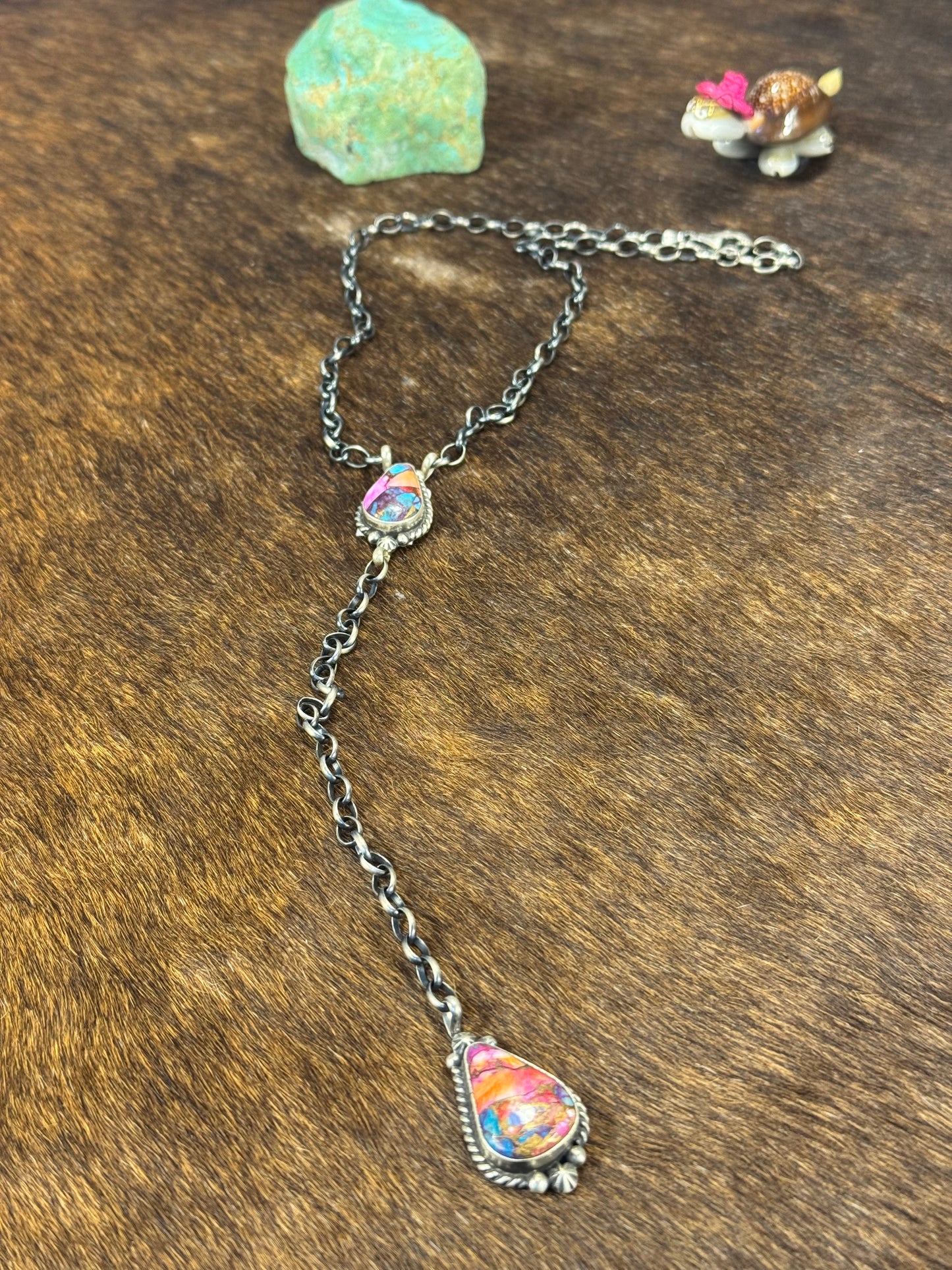 Dalia Drop Lariat Necklace