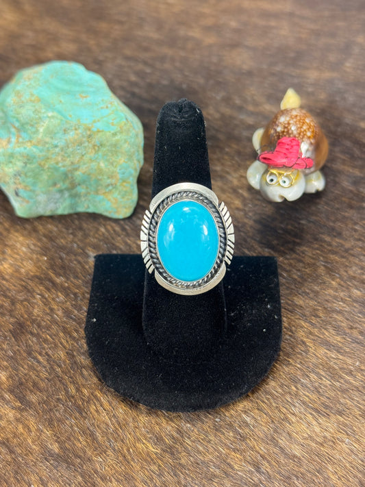 Kingman Turquoise Oval Ring