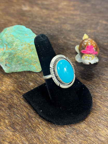 Kingman Turquoise Oval Ring