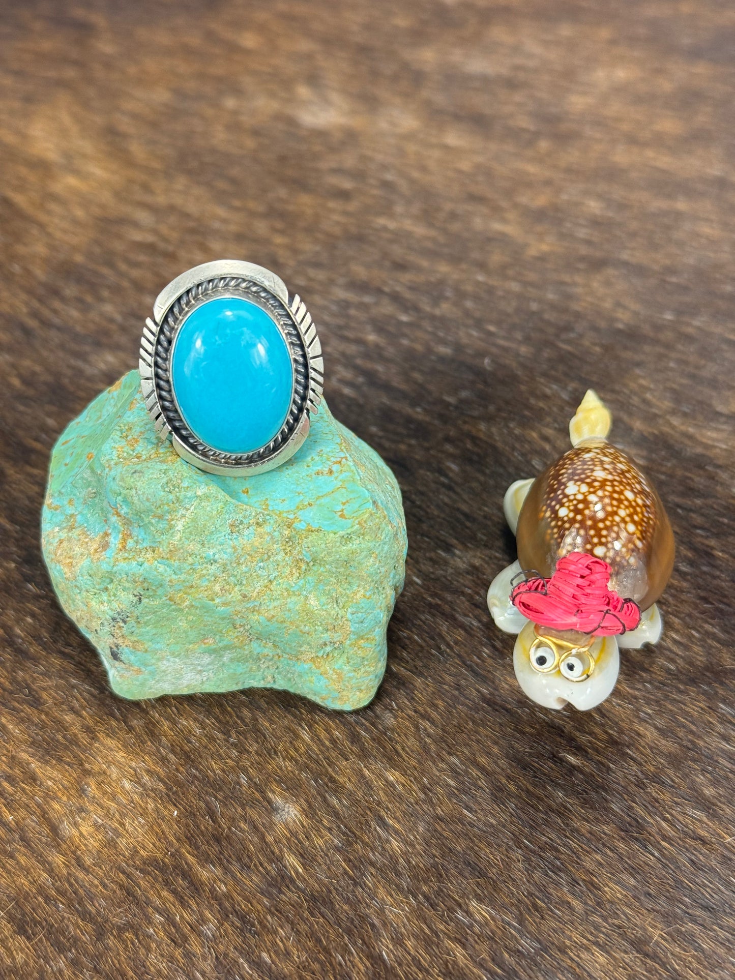 Kingman Turquoise Oval Ring