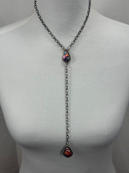 Dalia Drop Lariat Necklace