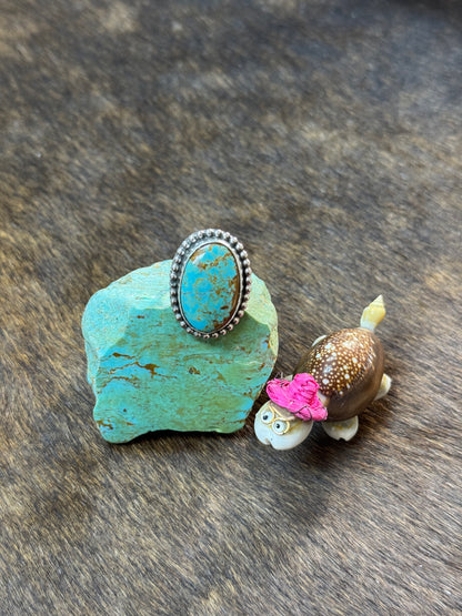 Size 7 Kingman Turquoise Rings
