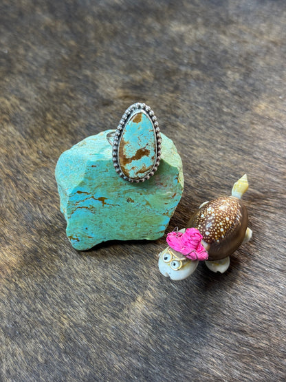 Size 9 Kingman Turquoise Rings