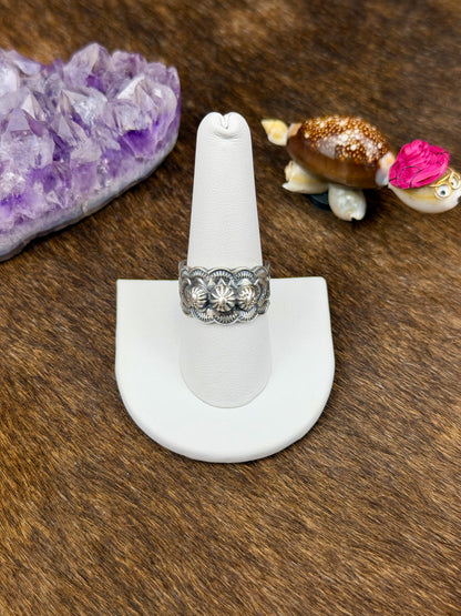 Sterling Silver Stamped Rings