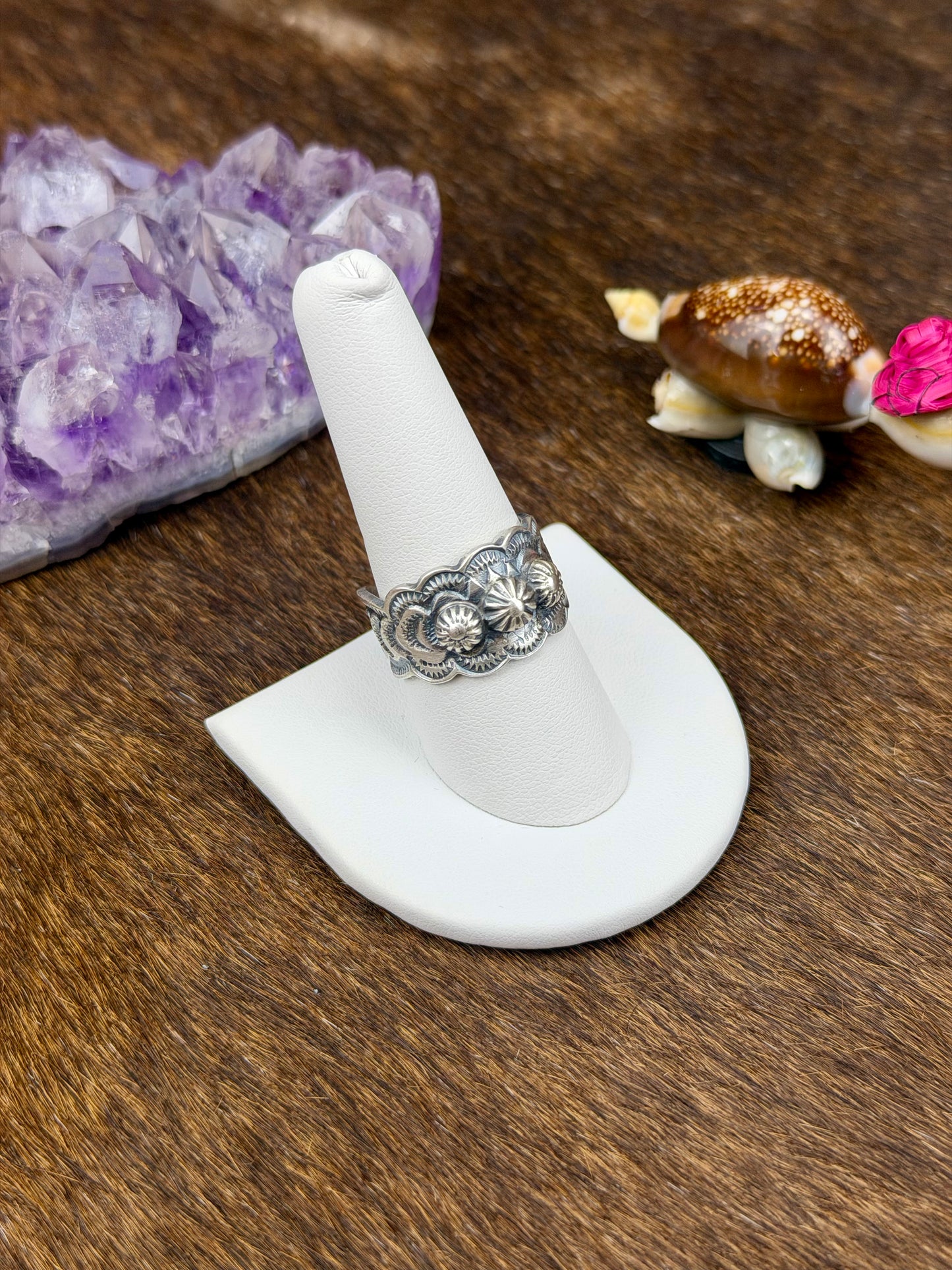 Sterling Silver Stamped Rings