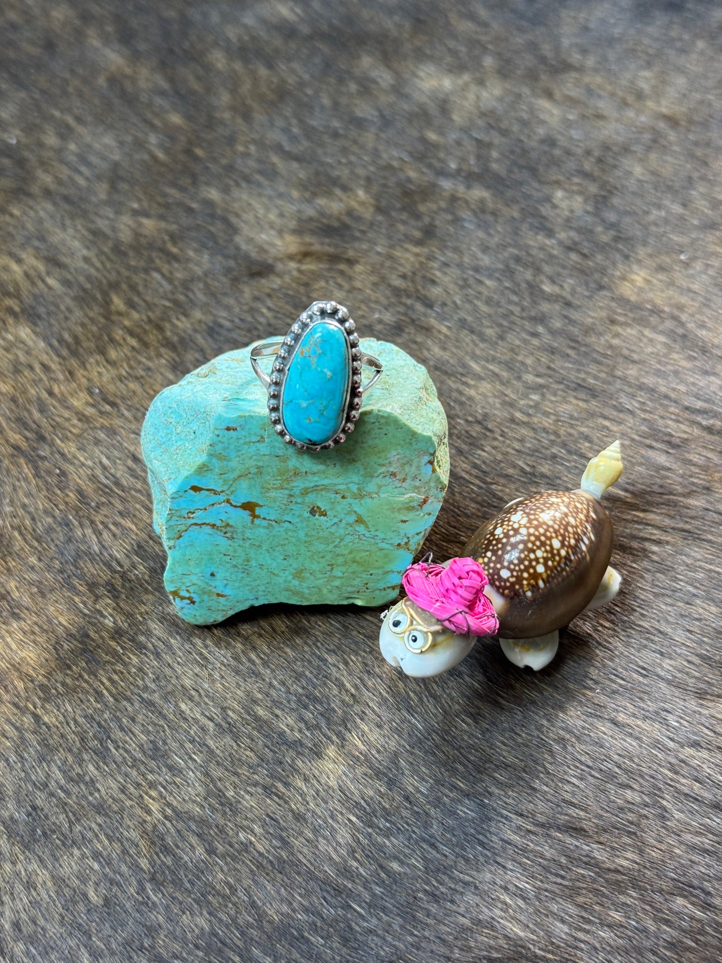 Size 8.5 Kingman Turquoise Rings