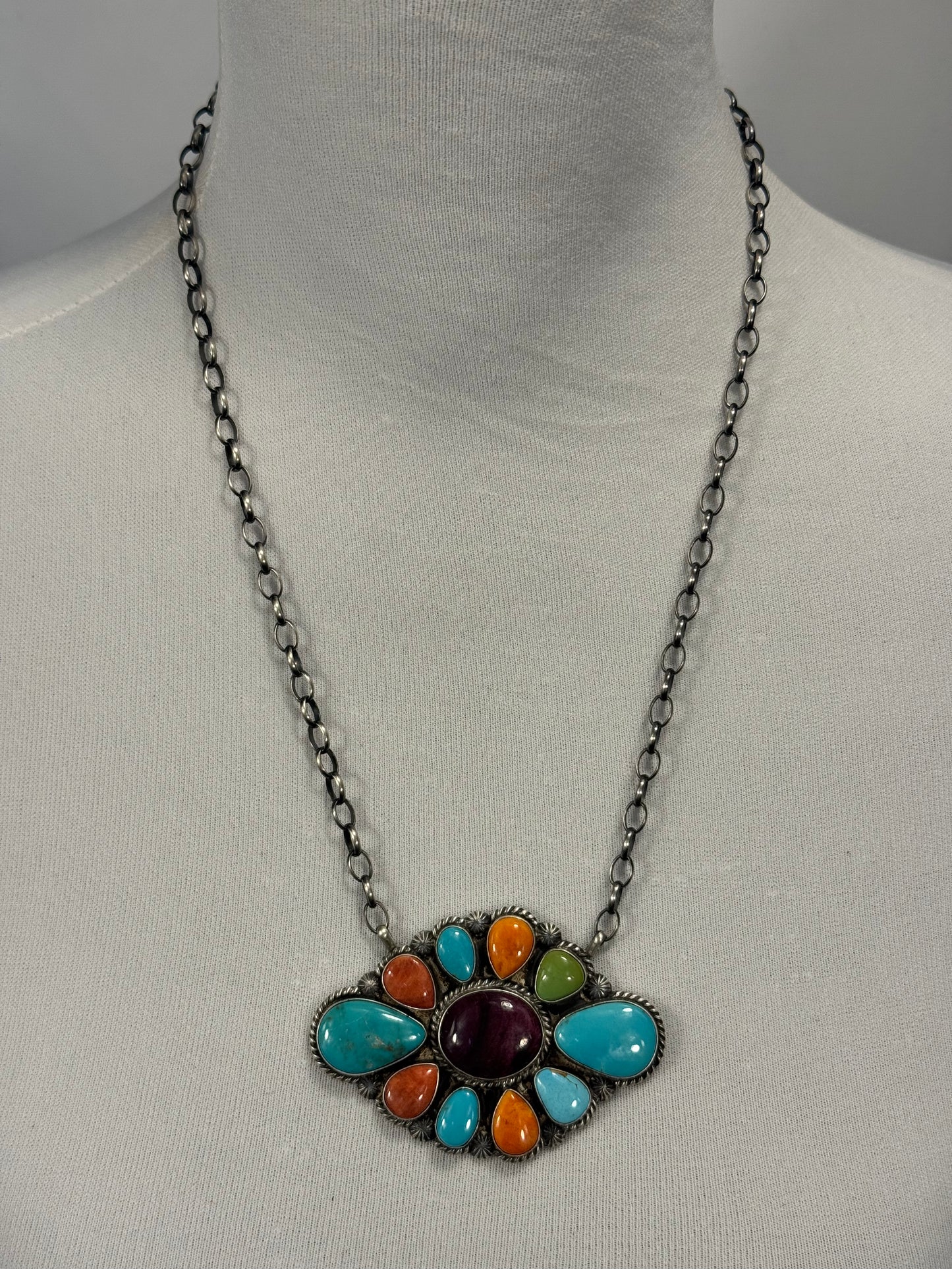Multi Color Cluster Fixed Pendant