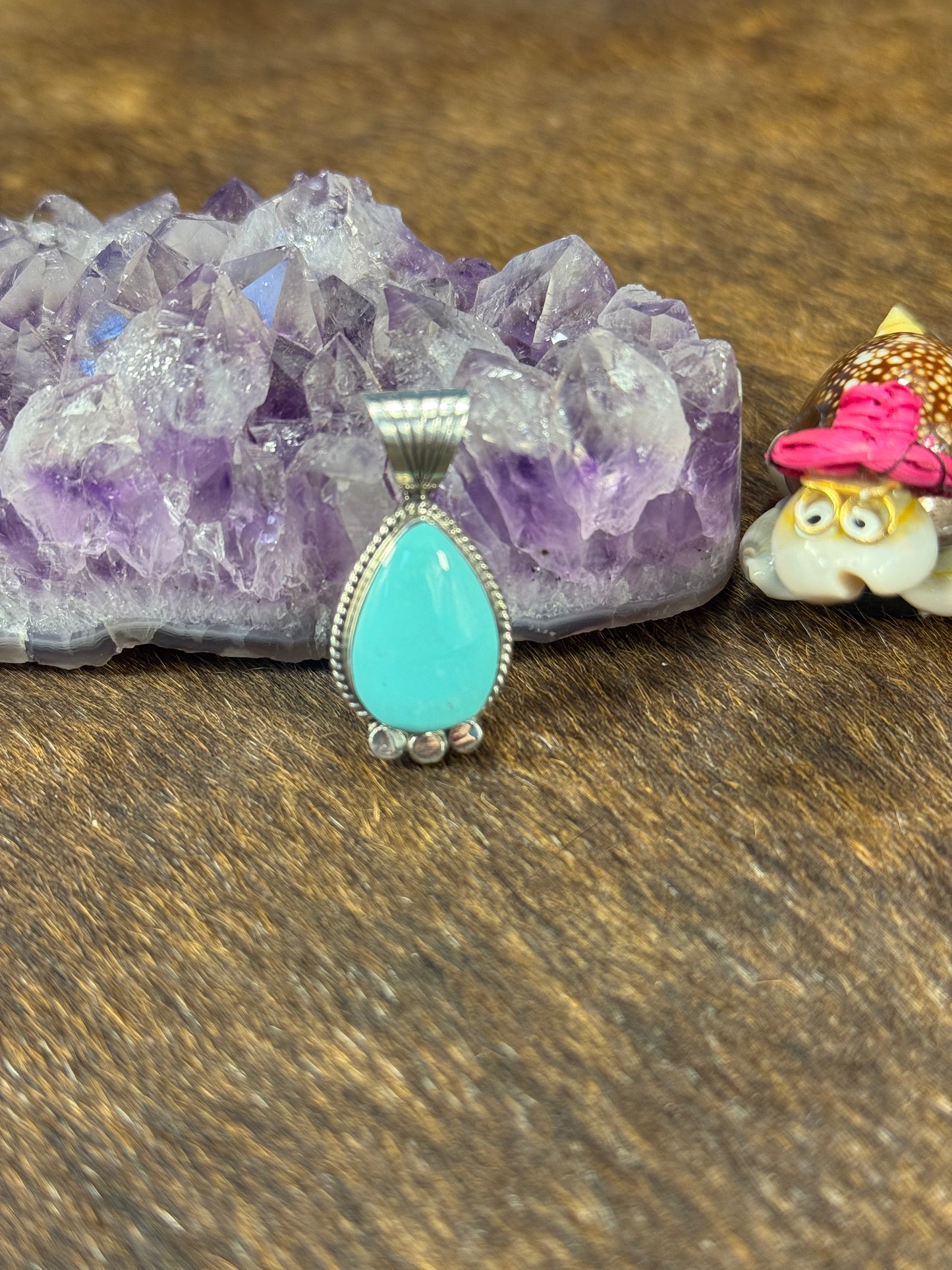 Kingman Turquoise Pendant