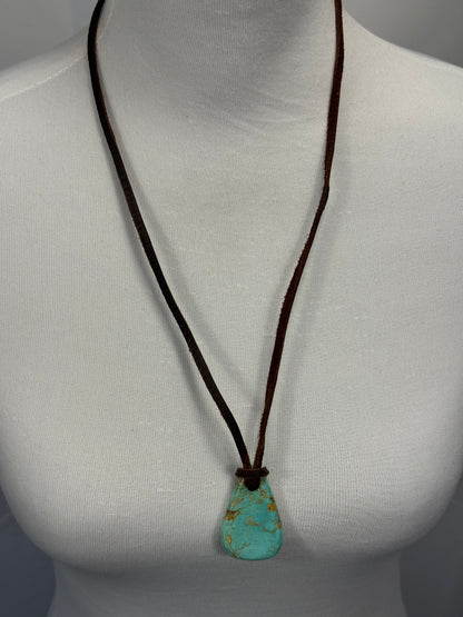 Kingman Leather Necklace