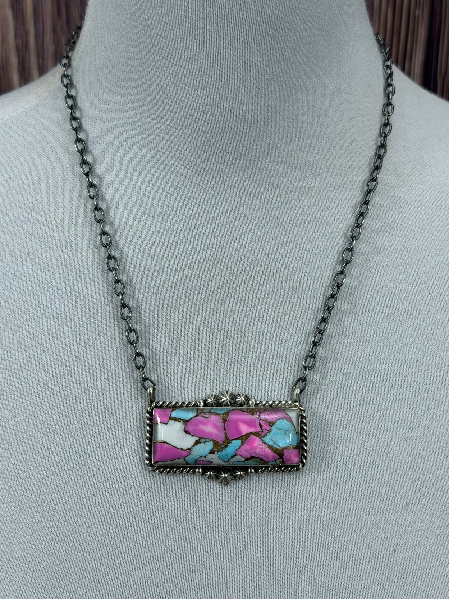 Cotton Candy Bar Necklace